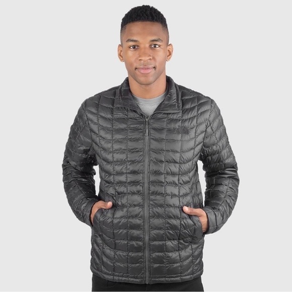 The North Face Thermoball Full Zip Puffer Packable Jacket Gray XXL - Picture 1 of 14